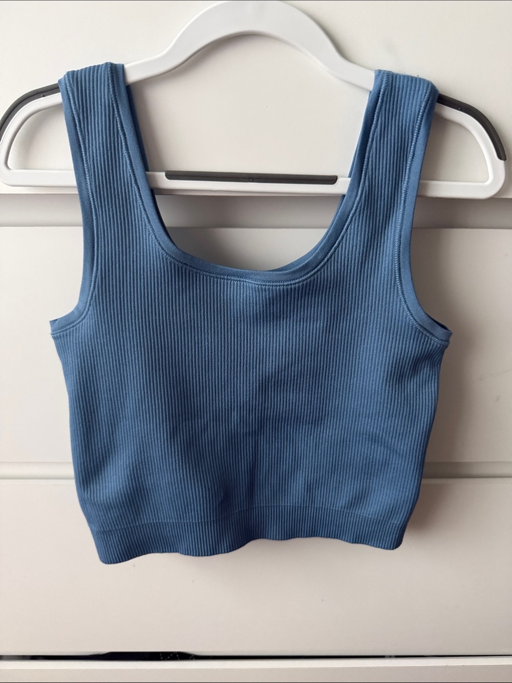 Athleta Ribbed Scoop Tank - Blue - Picture 2 of 2